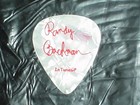 The Guess Who Logo   Randy Bachman Signature Rare 2000 Concert Tour Guitar Pick