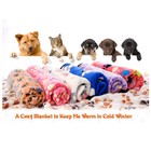 Soft Warm Fleece Lovely Design Pet Blanket For Dog Cat Pet Mat Bed Sofa- 4 Size