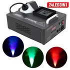 Smoke Fog Machine Dmx Dj Party Vertical Spray Fog Stage Light Rgb 24 Led Light
