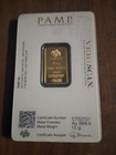 10 Gram Pamp Suisse Fortuna Veriscan Gold Bar  new W  Assay 