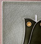 Germany - Antique Art Nouveau Majolica  Tile C1900