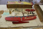 Jim Walker   firebaby  Vintage Control Line Plane Kit W engine