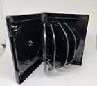 New 24mm 4k Ultra Hd Black 10-disc Case  Booklet Clips  Ps10-24mm Uhd  h4 
