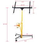 11ft Drywall Lift Panel Hoist Jack Sheetrock Steel Hoist Jack Construction Tool