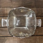 Arthur Court Grape Vines Square Glass Ice Bucket Tub Barware  Made In France