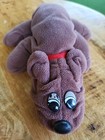 Vintage Embroidered Tonka Pound Puppies Brown Dog Plush