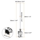 12pcs 23g Stainless Steel Dispensing Needles  1 1 2  Glue Needle Tube Blunt Tip