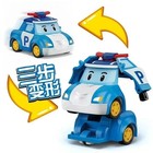 6pcs Robocar Poli Transformation Toys - Amber Roy Helly Action Figure Car Set