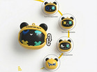 Astronaut Bear-yellow Wireless Bluetooth Earbuds For Smartphone  Tablets   Games