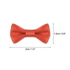 80pcs Red Bow Ties 1 2 x0 6  Mini Bowknot For Crafting Satin Bows Bulk