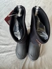 Hisea Kids Neoprene Rubber Rain Boots Black Waterproof Size Us 1 Nwt