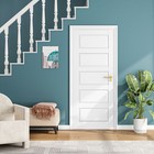 32  x80   White Primed French Interior Door 5-panel Slab For Bedroom Closet