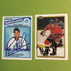  16  Nhl Hockey Autographs On Cards No Certs Signed By Players A