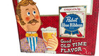Vintage Tin Metal Pabst Blue Ribbon Chalkboard Magnetic Beer Menu Sign P-617