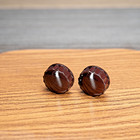 Vintage Mid Century Standard Radio Knobs 1940s-50s 2pc Plastic 1 4  D Shaft
