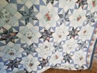 Quilt Vintage Flower Star Style Handmade 86  X 96  Estate Sale King
