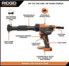 18v Cordless 10 Oz  Caulk Gun And Adhesive Gun