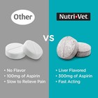 New Nutri-vet Dog Aspirin Arthritis Pain Relief Joint Over 50 Lbs 300 Mg 75 Ct