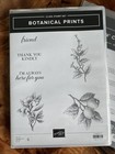 Stampin Up Botanical Prints Stamp Set   Die Bundle