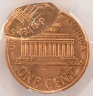 1997 1c Lincoln Cent Double-struck  2nd 75  Off-center   Chain Strike Pcgs Ms   