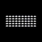 80 Pcs lot Wholesale 6 Mm Round Shape Clear Color Loose Cubic Zirconia