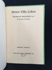 Villa-lobos Bachianas Brasileiras  1  Mini Score Hardbound 1948 Associated Music