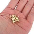  6pcs Metal Brooch Pendant Converters Pin Converter Brooch Converter Brooch