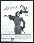 1959 Sun Valley Ski Area Idaho Woman Skier Photo Vintage Print Ad