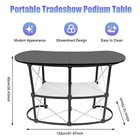 Pop Up Trade Show Salon Display Counter Pop-up Podium Banner Exhibition Stand