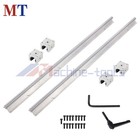 Sbr16-800mm Linear Guide Rails W 4 Carriages For Lathe   Cnc Router