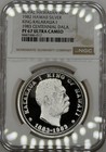         1982 Hawaii Silver 2m-232 Centennial Dala Reverse Toned Ngc Pf67 Ucam
