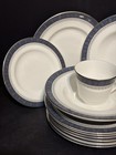 Royal Doulton Sherbrooke H5009 Fine China Lot Of 13  plates Bowls   Cup  England