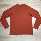 Black Diamond Alpenglow Long Sleeve Crew Shirt Burnt Sienna Mens Medium Nwt