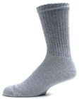 12 Pairs American Made Brand Men s Crew Socks Gray Color Size 13-15 Made In Usa