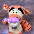 Disney Store Knit Tigger 12  Plush Cloth Patch Patchwork Ragdoll Winnie The Pooh
