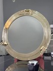17  Nautical Polished Brass Window Porthole Wall Mirror Ship Wall Decor Porthole