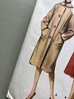 Mccalls 5612 Single Breasted Raglan Sleeve Coat Mcm Size 14 Bust 34