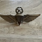 Vintagepara Wings  Silver Tone  Pin Back