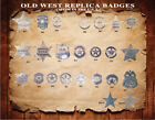 Old West Western Badges buyers Choice star vintage collectible  You Pick  Style