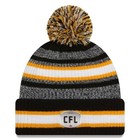 Hamilton Tiger-cats Cfl Football New Era Sideline 6 Dart Cuffed Knit Pom - Black