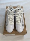 Under Armour Blur Smoke Suede Mc 3027976-100 Sz 4y White Football Cleats Acad593