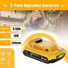 For Dewalt 20v Max Lithium-ion 3 5ah Battery  charger Dcb206 Dcb203 Dcb201 Us