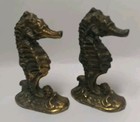 Vintage Brass Sea Horse Figurines