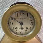 U s  Navy Antique 1918 Chelsea Ship Bell Clock With Certificate Of Origin workin