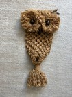 Macrame Vintage Owl Boho Wall Hanging