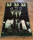 Vintage Godzilla Movie Promo Northwest Throw Blanket Fringed Tapestry 1998
