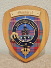 Scottish Clan Edinburgh Wood Wall Plaque Handmade In Scotland