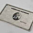 Amx Custom Silver Metal Card   Big Chip   Personalized Novelty Card