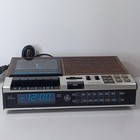 Vtg General Electric Ge 7-4956b Am fm Alarm Clock Radio Cassette Player
