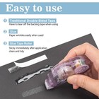 Huiruso 4 Pack Double Sided Tape Roller  Scrapbook Supplies  M  Multicolor 